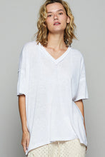 Load image into Gallery viewer, Mabel V-Neck Tee - Off White
