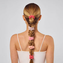 Load image into Gallery viewer, Kitsch Ruched Satin Scrunchies  - Cherry Blossom