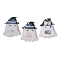 Pearl Bow Ghost Tidbit Plates