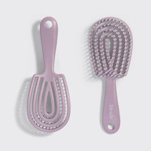 Load image into Gallery viewer, Kitsch Mini Soft Violet Detangling Flexi Brush