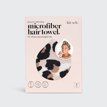 Load image into Gallery viewer, Kitsch Quick Dry Hair Towel - Leopard