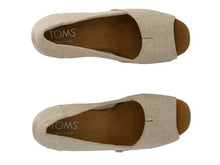 Load image into Gallery viewer, TOMS Shoes - Essential Wedge - Champagne Tonal Woven