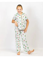 Girl's Nutcracker Waltz Pajama Set - White