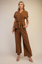 Load image into Gallery viewer, Allie Wide Leg Pull On Pants - Camel
