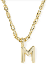 Load image into Gallery viewer, Bubble Letter Pendant Necklace in Gold by Kendra Scott