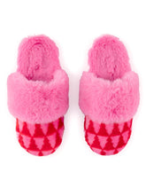 Load image into Gallery viewer, Felicity Trees Slippers - Red