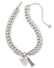 Load image into Gallery viewer, Kendra Scott Everleigh Silver Chain Necklace in White Pearl