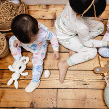 Load image into Gallery viewer, Burt's Bees Bunny Egg Hunt Organic Cotton Two-Piece Pajamas