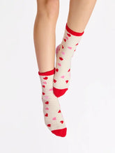 Load image into Gallery viewer, Candy Heart Socks - Ivory