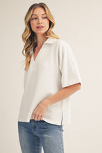 Load image into Gallery viewer, Indiya V-Neck Top - Off White