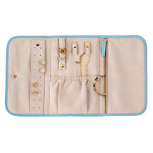 Load image into Gallery viewer, Kate Jewelry Roll in Blue