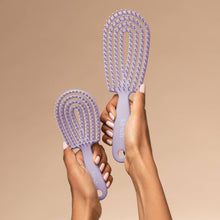 Load image into Gallery viewer, Kitsch Mini Soft Violet Detangling Flexi Brush