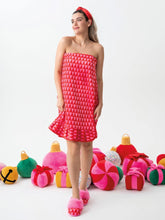 Load image into Gallery viewer, Felicity Trees Bath Wrap - Red