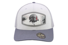 Load image into Gallery viewer, Turkey Woven Patch Rope Hat.: Light Gray/Gunmetal