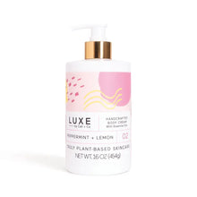 Load image into Gallery viewer, Cait + Co. Peppermint + Lemon Shea Butter Body Cream