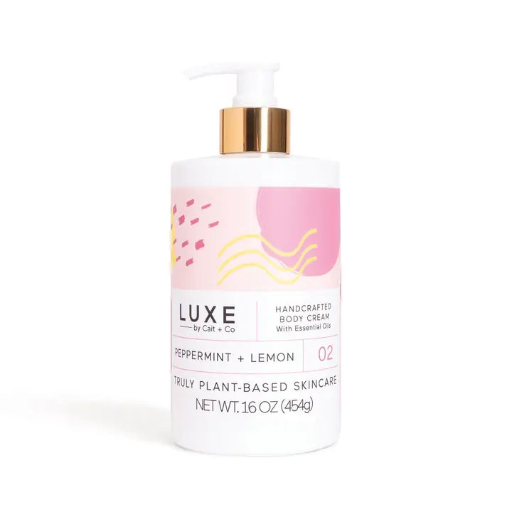 Cait + Co. Peppermint + Lemon Shea Butter Body Cream