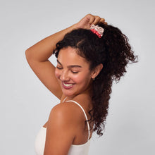 Load image into Gallery viewer, Kitsch Ruched Satin Scrunchies  - Cherry Blossom