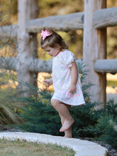 Load image into Gallery viewer, Girl's Smocked Cross Embroidery Dress