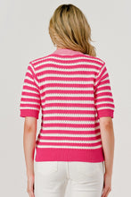 Load image into Gallery viewer, Georgia Knit Bow Top - Pink