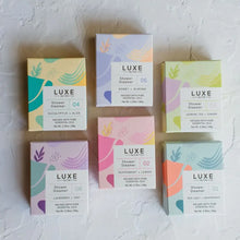 Load image into Gallery viewer, Luxe Jasmine Tea + Ginger Shower Steamer Fizzy Bomb