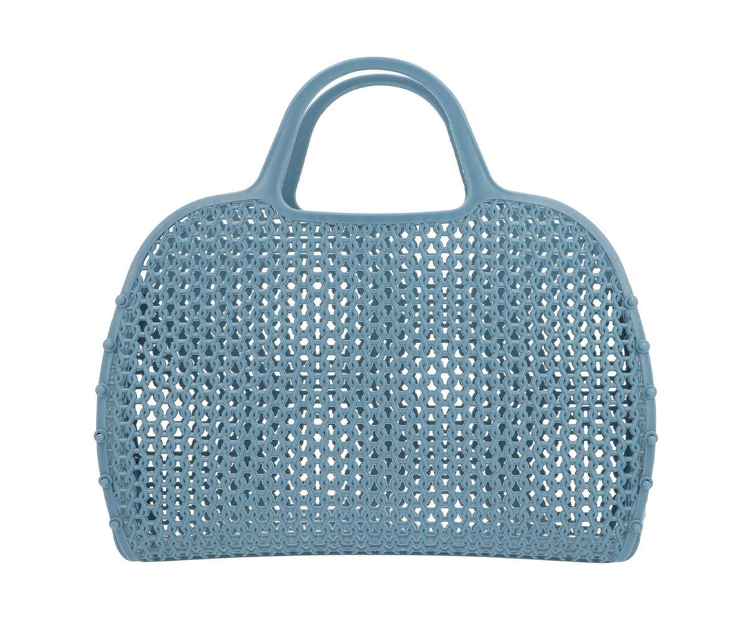 Retro Vintage Beach Bag - Blue
