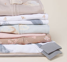 Load image into Gallery viewer, Burt's Bees Rugby Stripe Organic Cotton Sleep &amp; Play
