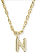 Load image into Gallery viewer, Bubble Letter Pendant Necklace in Gold by Kendra Scott