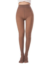 Load image into Gallery viewer, Magic Fleece Lined Tights -BROWN - Butt Sculpting *ONE SIZE*