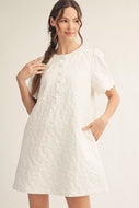 Nichole Floral Jacquard Dress