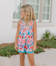 Load image into Gallery viewer, Girl's Wild Floral Spring Summer Short Set