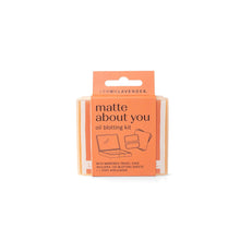 Load image into Gallery viewer, Lemon Lavender Matte About You Oil Blotting Kit