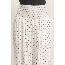 Load image into Gallery viewer, Fancy Dot Wide-Leg Pants - Oatmeal
