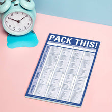 Load image into Gallery viewer, Pack This! Pad (Blue)