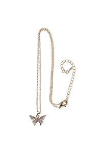 Boutique Butterfly Gem Necklace