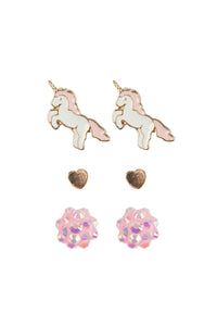 Boutique Unicorn Stud Earring Set