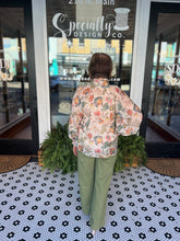 Load image into Gallery viewer, Charity Floral Top - Ecru