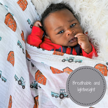 Load image into Gallery viewer, How We Roll Muslin Swaddle Blanket