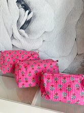 Load image into Gallery viewer, Quilted Cosmetic Bag *3 Sizes*