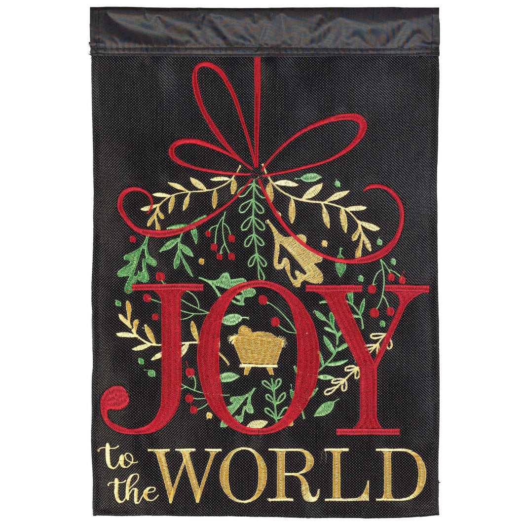 Joy To The World Garden Flag