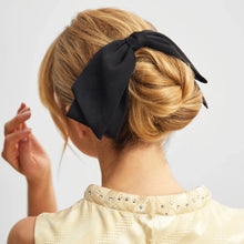 Load image into Gallery viewer, Kitsch Bow Hair Clip - Black