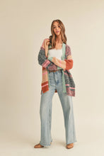 Load image into Gallery viewer, Always A Vibe Color Block Cardigan