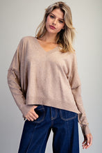 Load image into Gallery viewer, Teagan V-Neck Sweater - Sand