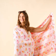 Load image into Gallery viewer, Quick-Dry Beach Towel XL - Petal Parade Pink