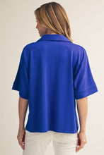 Load image into Gallery viewer, Indiya V-Neck Top - Royal Blue