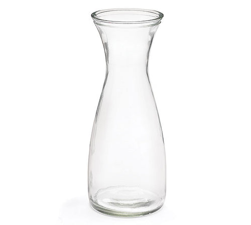 Clear Glass Flower Vase