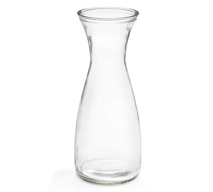 Clear Glass Flower Vase
