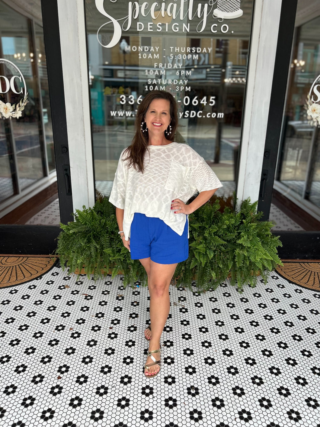 Julie Knit Top - Ivory
