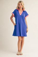 Load image into Gallery viewer, Bright &amp; Bold Dress - Royal Blue