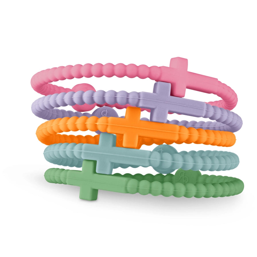 Jesus Bracelet Stack in Boca - Medium - by Ryan & Rose