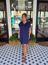 Load image into Gallery viewer, Nadine Polo Dress - Navy
